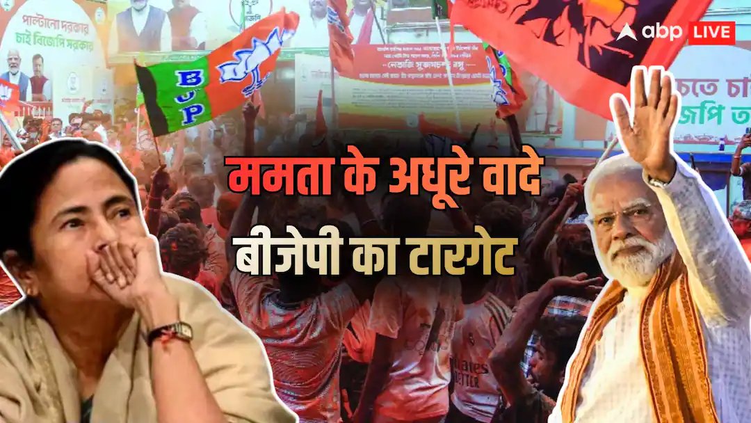 बंगाल के प्रमुख मुद्दे: ममता राज के 5 बड़े मुद्दे, बीजेपी की बड़ी समस्या! डबल इंजन सरकार ने यूपी के लिए तय किया बंगाल बनेगा