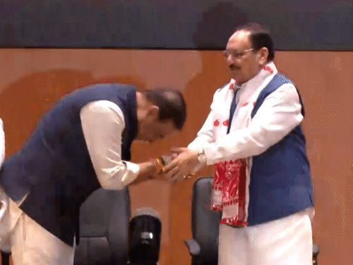 Himanta Biswa Sarma elected as NDA leader