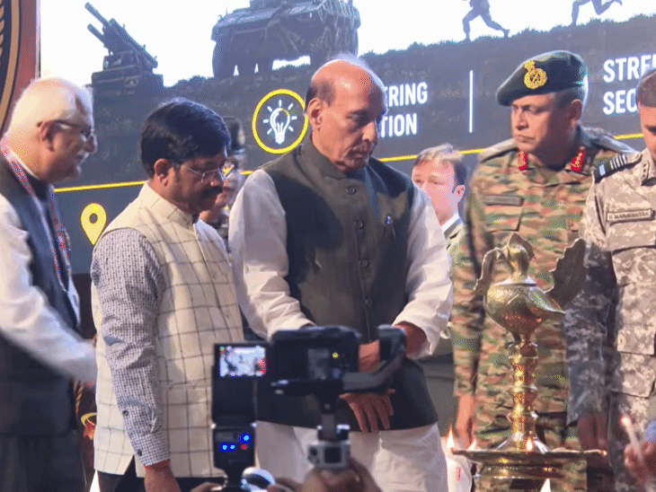 North Tech Symposium 2026 Inaugurated by Rajnath Singh in Prayagraj; 284 Companies Showcase Defence