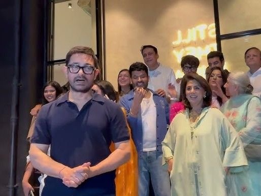 Aamir Khan at Dadi Ki Shaadi Screening; Sister Nikhat Khans Big Role