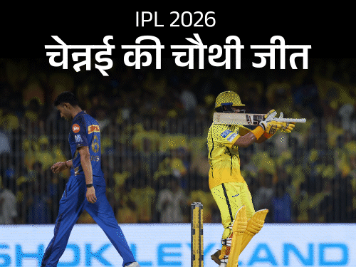 CSK के कार्तिक शर्मा ने IPL की पहली फिफ्टी लगाई:सैमसन कैच छूटने के बाद उसी ओवर में आउट हुए, नूर का नो-लूक सेलिब्रेशन; मोमेंट्स