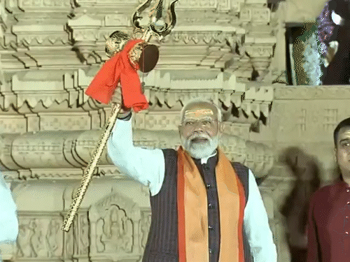 PM Modis Gujarat Visit, Roadshow & Public Meeting