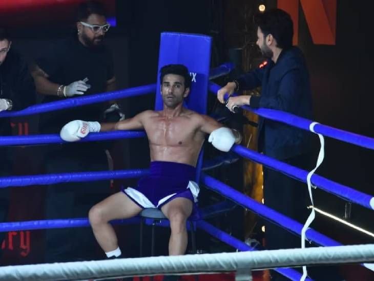 ग्लोरी’ के लिए पुलकित बने असली बॉक्सर:9 महीने की ट्रेनिंग से हुए थे ट्रांसफॉर्म; ट्रेलर लॉन्च में बॉक्सर नीरज के साथ उतरे रिंग में