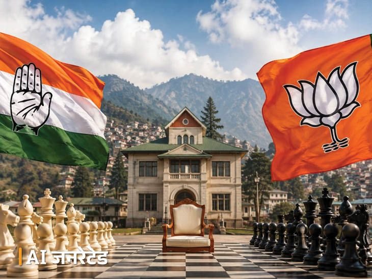 हिमाचल में कांग्रेस-BJP की ‘नेक टू नेक’ फाइट:सीनियर जर्नलिस्ट बोले- एंटी-इनकंबेंसी के बावजूद कांग्रेस ने सियासी जमीन बचाई; भाजपा मुकाबले से बाहर दिखी