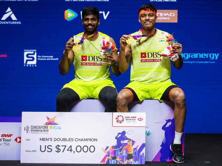 Satwik-Chirag Win Singapore Open | Indias Title Drought Ends