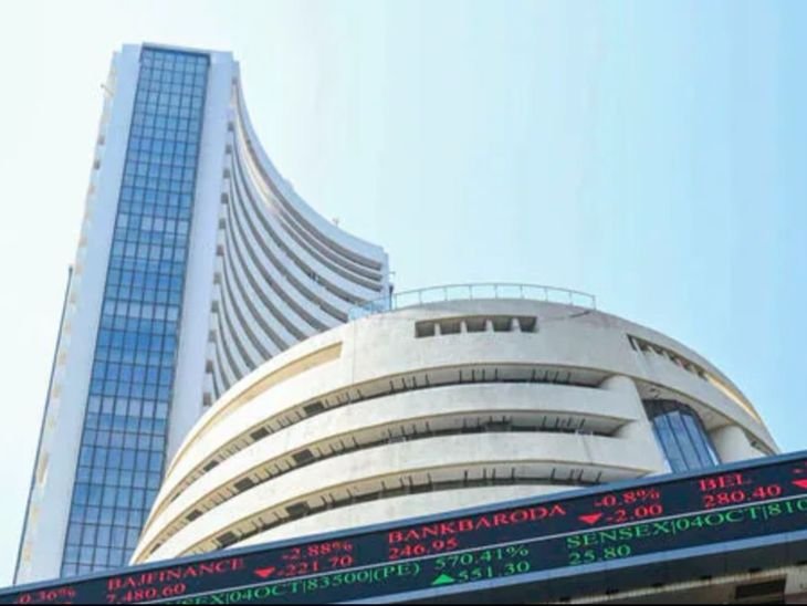 सेंसेक्स 500 अंक चढ़कर 77,600 के स्तर पर:निफ्टी में भी 200 अंकों की तेजी, ये 24,200 के स्तर पर कारोबार कर रहा