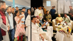 तेजस्वी यादव ने गाजियाबाद में बेटे इराज का पहला जन्मदिन मनाया। यहां बताया गया है कि किसने भाग लिया - और किसने नहीं लिया