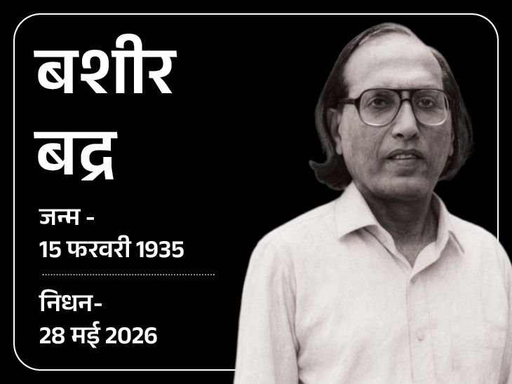'यूं कोई बेवफा नहीं होता' लिखने वाले बद्र नहीं रहे:लंबे समय से डिमेंशिया से पीड़ित थे, याददाश्त चली गई थी