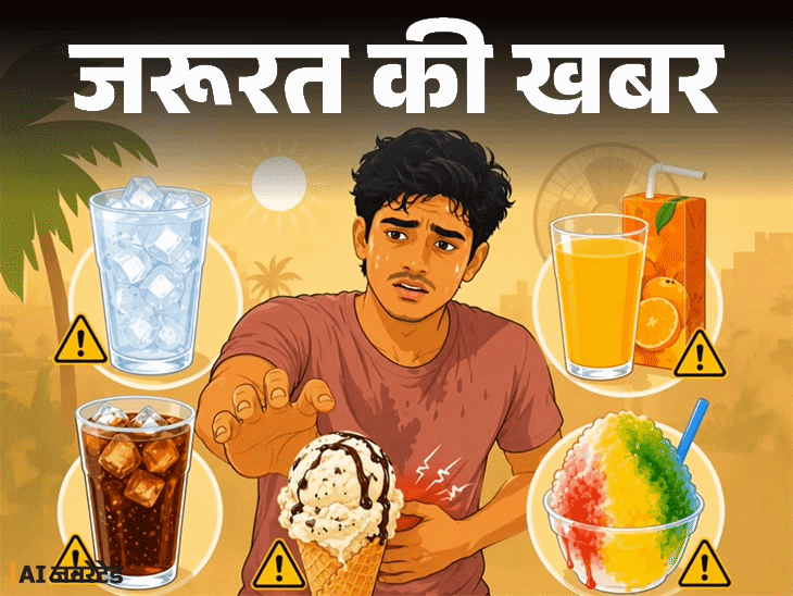 Summer Cooling Foods Health Risk; Cold Drinks, Ice Cream, Barf Gola