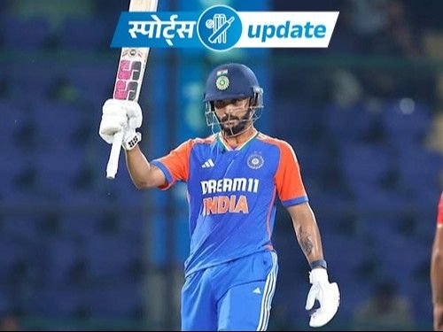 Sports update Dainik bhaskar football cricket athletics tennis badmintion Nitish reddy out ireland t20 injury