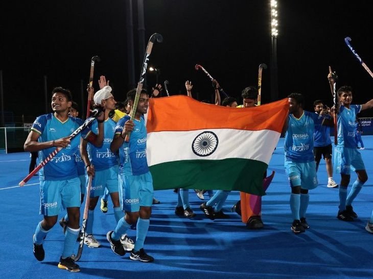 भारत ने तीसरा U-18 हॉकी एशिया कप जीता:जापान को 4-1 से हराया; आशीष की लगातार दूसरी हैट्रिक; महिला टीम को ब्रॉन्ज मिला