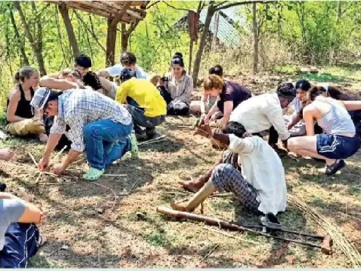 10 राज्यों के 50 गांवों में पर्यटन के साथ लर्निंग:विदेशी बच्चों की पढ़ाई का हिस्सा बने भारतीय गांव, स्थानीय उत्पाद बिकने से सुधरी अर्थव्यवस्था
