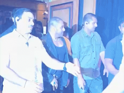 Salman Khan Security Misses Aamir Khans Son Junaid at Event