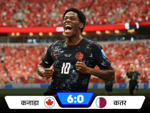 Jonathan David Hattrick | Canada Wins World Cup Match vs Qatar; 2 Red Cards