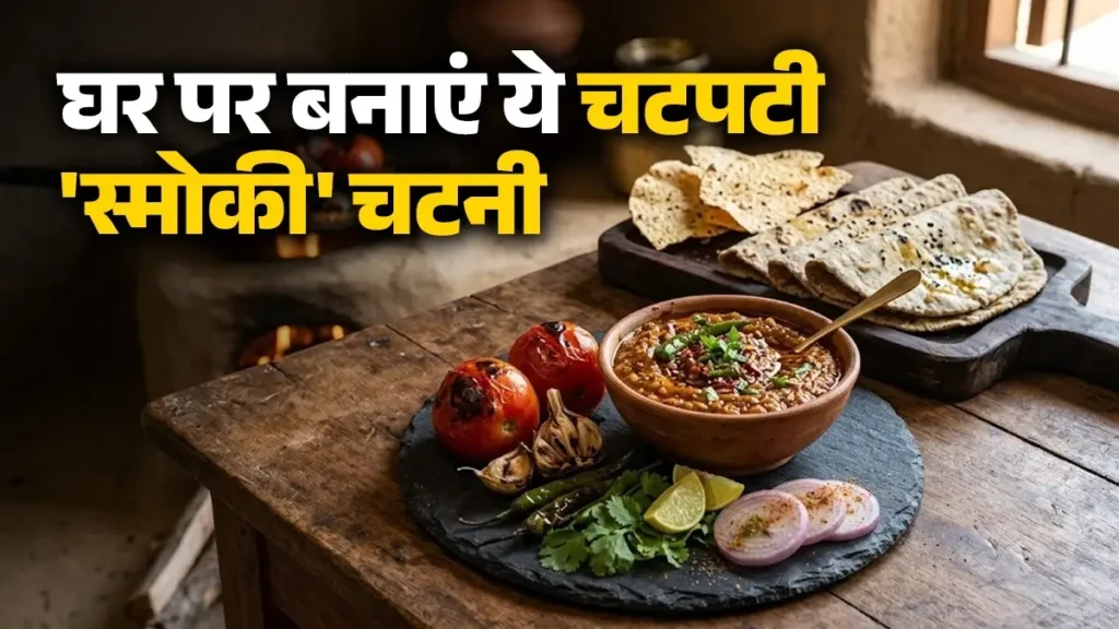 देसी स्टाइल भुने टमाटर की चटनी
