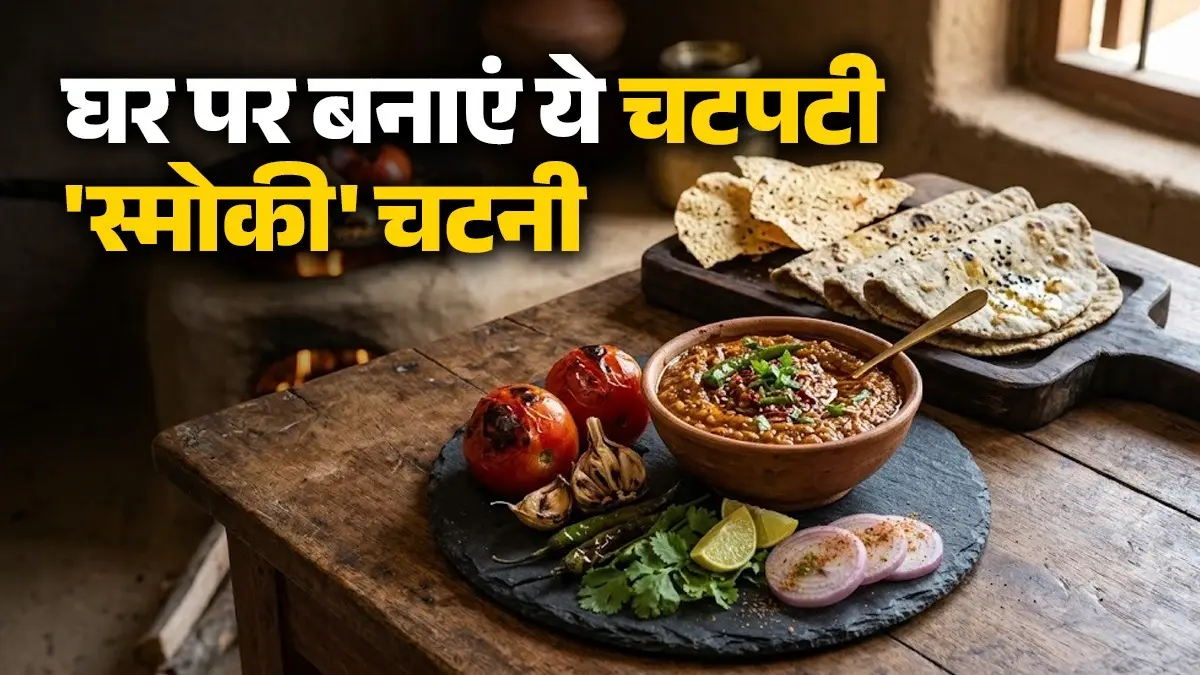 <!-- HTML_TAG_START --><p style="margin-left:40px;">सामग्री</p><ul><li>लाल पके टमाटर: 4-5</li><li>लहसुन की कलियां: 10-12</li><li>प्याज: 1 (बारीक कटा हुआ)</li><li>हरी मिर्च: 2-3&nbsp;</li><li>सरसों का तेल</li><li>लाल मिर्च पाउडर: 1/2 छोटा चम्मच</li><li>नींबू का रस</li><li>स्वादानुसार नमक</li><li>हरा धनिया: कटा हुआ</li></ul><!-- HTML_TAG_END --> <span class="graytxt">Image: AI</span>