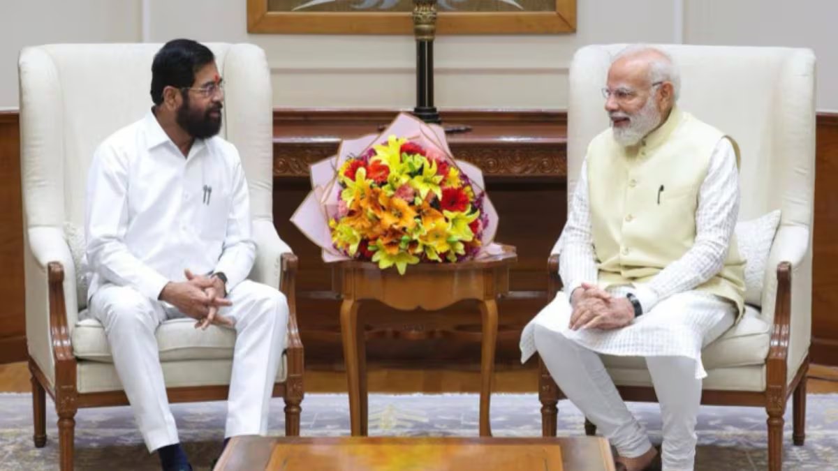 एकनाथ शिंदे ने पीएम मोदी के नेतृत्व की सराहना की, राम मंदिर और अनुच्छेद 370 को बालासाहेब के दृष्टिकोण से जोड़ा | राजनीति समाचार
