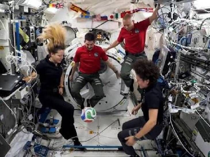 FIFA World Cup fever even in space