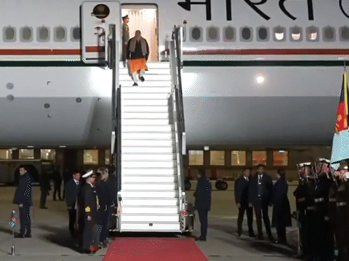 Prime Minister Narendra Modi arrived in Melbourne, Australia