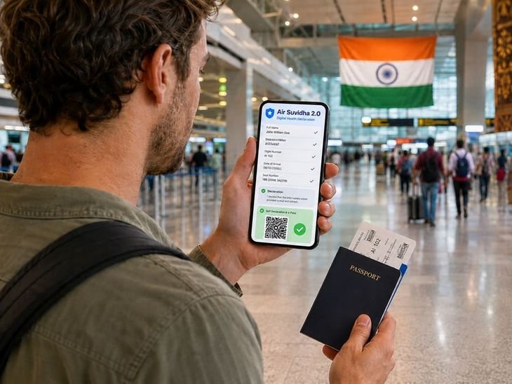 India Mandates Health Declaration for All International Travelers via Air Suvidha 2.0