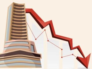 सेंसेक्स में 300 अंक से ज्यादा की गिरावट:76,400 पर कारोबार कर रहा, निफ्टी भी 100 अंक टूटा; IT और बैंकिंग शेयर्स में ज्यादा बिकवाली