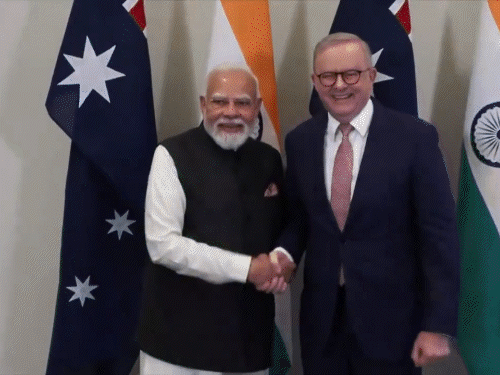 Prime Minister Narendra Modi arrived in Melbourne, Australia