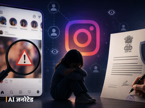 Instagram Meta Notice: Child Abuse Content Blocked