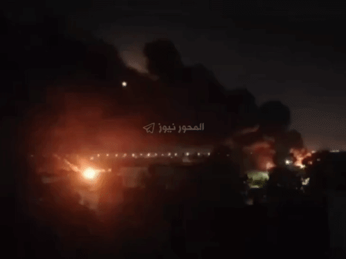 US Saudi Air Strikes Target Iran Militia in Iraq