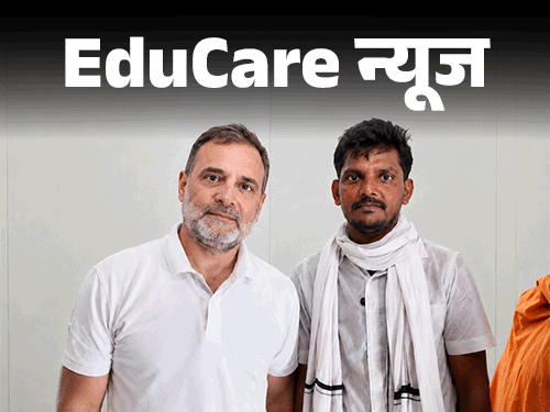 Rahul Gandhi Meets Irfan at Jantar Mantar