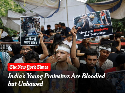Delhi Student Protest | International Media Coverage NYT Guardian