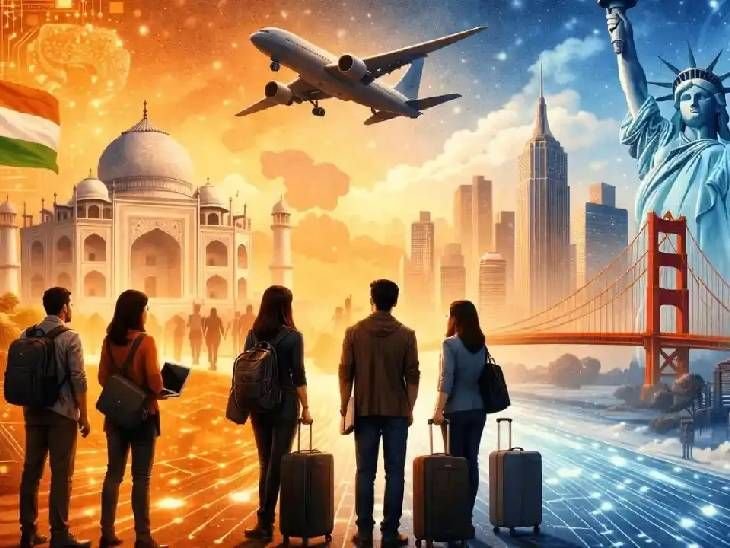 ब्रेन ड्रेन : देश के एआई प्रोफेशनल अमेरिका जा रहे:वहीं स्टार्टअप भी शुरू कर रहे; ज्यादा सैलरी और एडवांस्ड AI प्रोजेक्ट बने आकर्षण