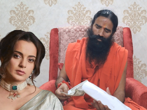 राखी पर रामदेव ने कंगना के लिए भेजी मिठाइयां-रुपए:बोले- विवाद खत्म करें; कंगना ने कहा था- बाबा मेरे बेडरूम में चमगादड़ बनकर लटका