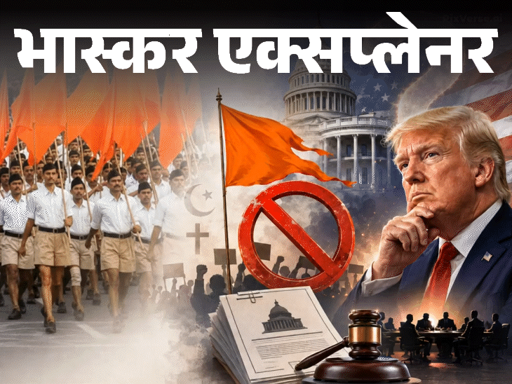क्या RSS पर बैन लगाएंगे ट्रम्प:अमेरिका के धार्मिक कमीशन ने क्यों की ये सिफारिश; मोहन भागवत के अमेरिकी दौरे पर हंगामा बढ़ा