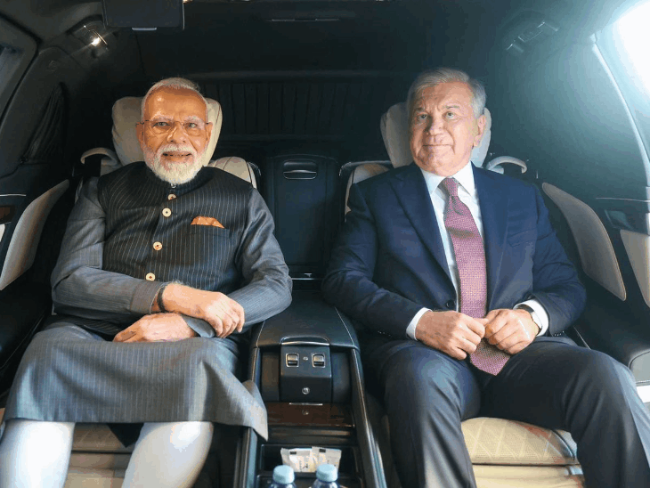 PM Modi Uzbekistan Visit | Tashkent Meeting With President Shavkat Mirziyoyev