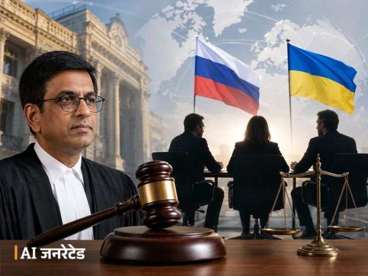 रूस की तरफ से मध्यस्थ बनेंगे पूर्व चीफ जस्टिस चंद्रचूड़:यूक्रेन के सरकारी बैंक से चल रहा विवाद; रूस पर संपत्ति छीनने का आरोप