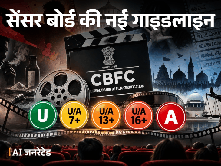 सेंसर बोर्ड की नई गाइडलाइन:सलमान की फिल्म पर पड़ेगा असर; हिंसा, ड्रग्स और महिलाओं के खिलाफ आपत्तिजनक कंटेंट पर सख्ती, जानिए क्या बदलाव हुए