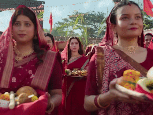 Tamannaah Bhatia Emotional During Chhathi Maiya Song Shoot