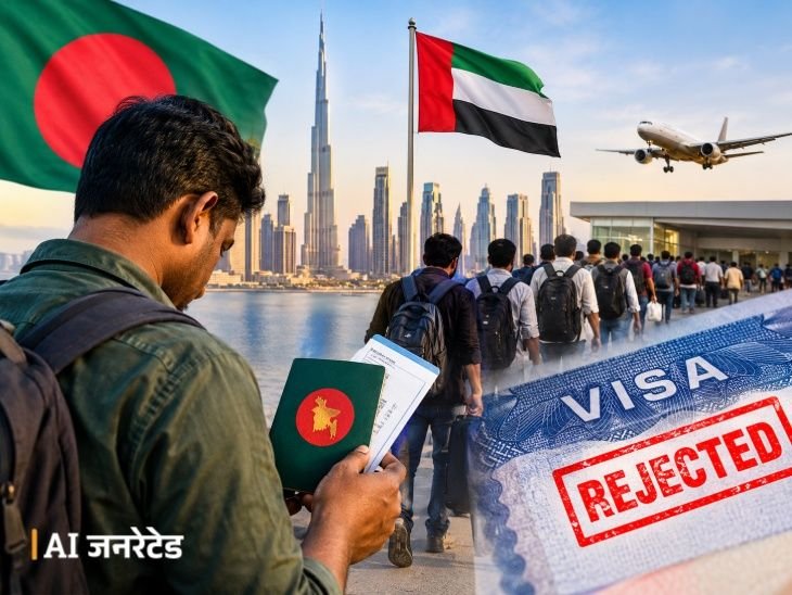 UAE ने 4 हजार बांग्लादेशियों के वीजा रद्द किए:छुट्टी पर घर लौटे लोग अब नहीं जा पा रहे; बांग्लादेश ने दोबारा जांच की मांग की