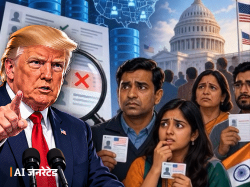 अमेरिका- 10 लाख भारतवंशी वोटरों के नाम कटने का खतरा:ट्रम्प ने SIR जैसी वोटर लिस्ट जांच शुरू की, 125 करोड़ रुपए से डेटाबेस बनेगा